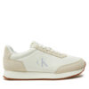 Calvin Klein Jeans Сникърси Runner Laceup Low Mix Mg YW0YW01798 Бял за Жени цена