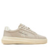 Calvin Klein Jeans Сникърси Chunky Cupsole Laceup Lth Ml Mtl YW0YW01476 Екрю за Жени цена