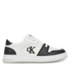 Calvin Klein Jeans Сникърси Low Cut Lace-Up Sneaker V3X9-82093-1697 S Бял за Момчета цена