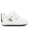 Calvin Klein Jeans Сникърси Low Cut Velcro V0B9-82070-1582 Бял за Момчета цена