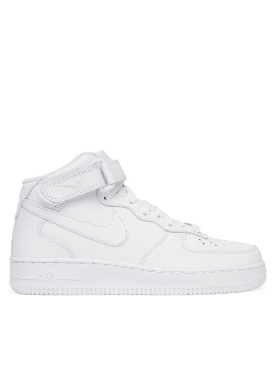 Nike Сникърси Air Force 1 '07 Mid DD9625 100 Бял за Жени цена