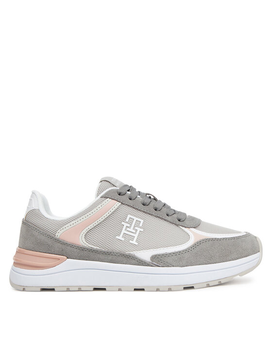 Tommy Hilfiger Сникърси Casual Fashion Runner Mix FW0FW08324 Сив за Жени цена