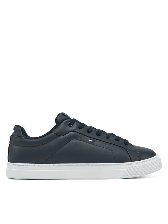 Tommy Hilfiger Сникърси Icon Court Lth Flag Ess FM0FM05317 Тъмносин за Мъже цена
