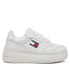 Tommy Jeans Сникърси Tjw Retro Basket Flatform Ess EN0EN02506 Бял за Жени цена