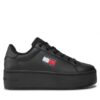 Tommy Jeans Сникърси Tjw Flatform Ess EN0EN02518 Черен за Жени цена