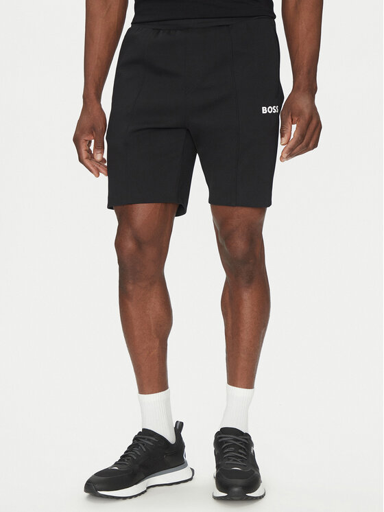 BOSS Спортни шорти 50537819 Черен Regular Fit за Мъже цена