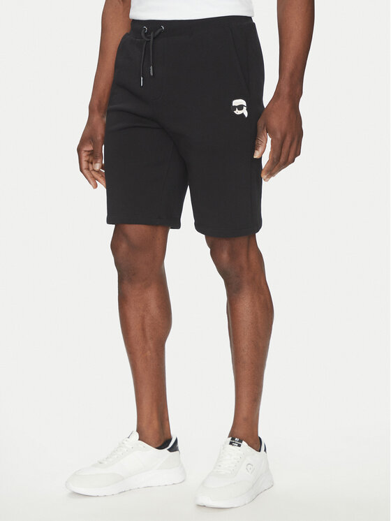 KARL LAGERFELD Спортни шорти 705014 552900 Черен Regular Fit за Мъже цена