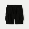 NAME IT Спортни шорти Mollie 13240449 Черен Regular Fit за Момчета цена