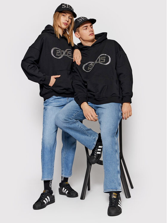2005 Суитшърт Unisex Forever Черен Regular Fit за Унисекс цена