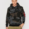 Alpha Industries Суитшърт Print Camo 178318C Сив Regular Fit за Мъже цена