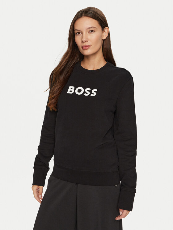Boss Суитшърт C_Elaboss_6 50501154 Черен Regular Fit за Жени цена