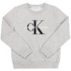 Calvin Klein Jeans Суитшърт Monogram Logo IU0IU00069 Сив Regular Fit за Бебета цена
