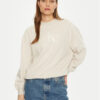 Calvin Klein Jeans Суитшърт Glossy Monologo J20J224724 Бежов Regular Fit за Жени цена