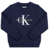 Calvin Klein Jeans Суитшърт Monogram Logo IU0IU00069 Тъмносин Regular Fit за Момчета цена