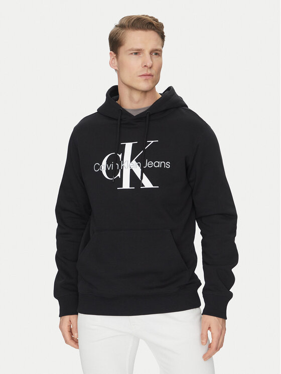 Calvin Klein Jeans Суитшърт J30J320934 Черен Regular Fit за Мъже цена