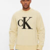Calvin Klein Jeans Суитшърт Monologo J30J325028 Бежов Regular Fit за Мъже цена