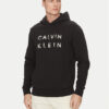 Calvin Klein Суитшърт Enlarged Logo K10K114261 Черен Regular Fit за Мъже цена