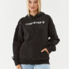 Converse Суитшърт Wordmark Fleece Hoodie Emb 10025690-A06 Черен Regular Fit за Жени цена