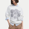 Desigual Суитшърт Flores 24WWSK33 Екрю Regular Fit за Жени цена
