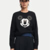 Desigual Суитшърт Mickey Yeah! 24WWSK10 Черен Regular Fit за Жени цена