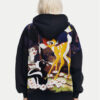 Desigual Суитшърт Bambi 24WWSK09 Черен Oversize за Жени цена