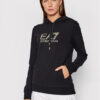 EA7 Emporio Armani Суитшърт 8NTM36 TJCQZ 0200 Черен Regular Fit за Жени цена