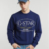 G-Star Raw Суитшърт Circle D25100-D257 Син Regular Fit за Мъже цена