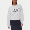 Gant Суитшърт Logo 4200840 Сив Relaxed Fit за Жени цена