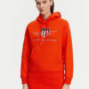 Gant Суитшърт Archive Shield 4200276 Оранжев Regular Fit за Жени цена