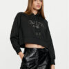 Gaudi Суитшърт 421BD64010 Черен Regular Fit за Жени цена
