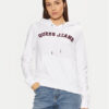 Guess Jeans Суитшърт W5RQ17 K68I4 Бял Regular Fit за Жени цена