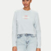 Guess Jeans Суитшърт W5GQ20 K68I4 Светлосиньо Regular Fit за Жени цена