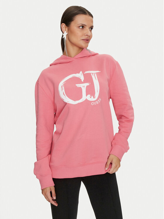 Guess Суитшърт Sara V4YQ00 K68I4 Розов Relaxed Fit за Жени цена