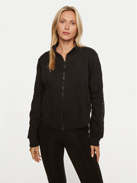 Guess Суитшърт Stacie V4BQ01 KC5O0 Черен Regular Fit за Жени цена