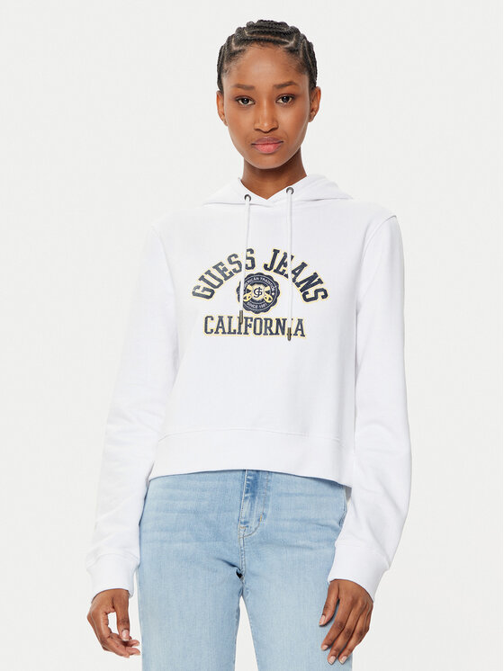 Guess Суитшърт W5RQ29 K68I4 Бял Regular Fit за Жени цена