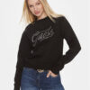 Guess Суитшърт Cn Stones Logo W4RQ14 KB681 Черен Relaxed Fit за Жени цена