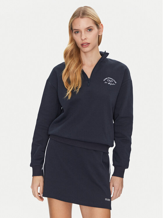 Guess Суитшърт V5GQ06 KCS01 Тъмносин Regular Fit за Жени цена
