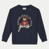 Guess Суитшърт H5RJ01 KAD74 Тъмносин Regular Fit за Момичета цена