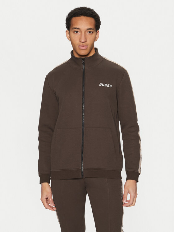 Guess Суитшърт Z2YQ10 KB3P2 Кафяв Regular Fit за Мъже цена