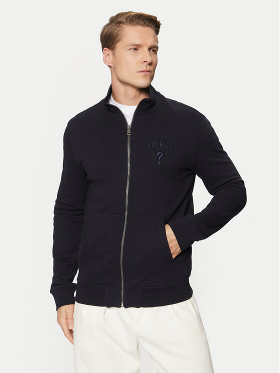 Guess Суитшърт M5RQ80 KCN01 Тъмносин Regular Fit за Мъже цена