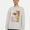 HUGO Суитшърт Classic 50534260 Сив Oversize за Жени цена