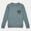Jack&Jones Junior Суитшърт Skull Rock 12259869 Син Standard Fit за Момчета цена