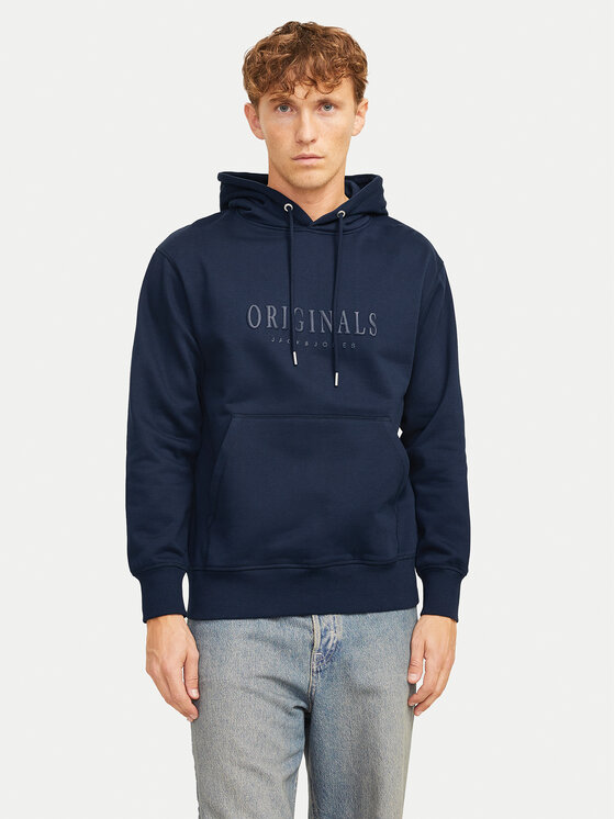 Jack&Jones Суитшърт Frederiksberg 12262811 Тъмносин Regular Fit за Мъже цена