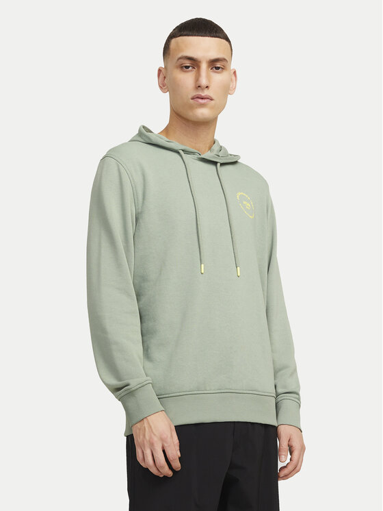 Jack&Jones Суитшърт Simon 12269353 Зелен Standard Fit за Мъже цена