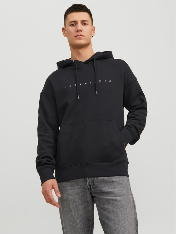Jack&Jones Суитшърт 12233972 Черен Relaxed Fit за Мъже цена