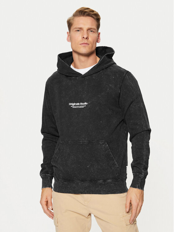 Jack&Jones Суитшърт Vesterbro 12267037 Черен Relaxed Fit за Мъже цена