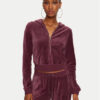 Juicy Couture Суитшърт Robyn JCSEBJ007 Бордо Slim Fit за Жени цена