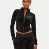 Juicy Couture Суитшърт Morgan Cross JCBCT224832 Черен Regular Fit за Жени цена