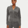 Juicy Couture Суитшърт Robertson JCAP176 Сив Slim Fit за Жени цена