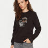 KARL LAGERFELD Суитшърт A1W20081 Черен Regular Fit за Жени цена